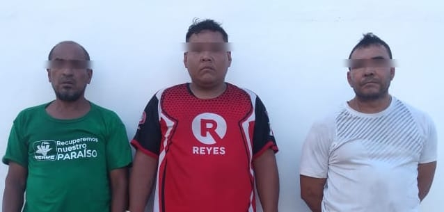 Detienen a cuatro hombres por robo en Cancún