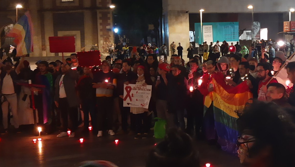 Marchan para exigir que acaben políticas serofóbicas en el Día Mundial del Sida Marchan para exigir que acaben políticas serofóbicas en el Día Mundial del Sida