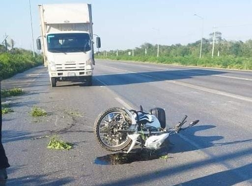 El hombre fue trasladado a una clínica de Mérida para ser atendido