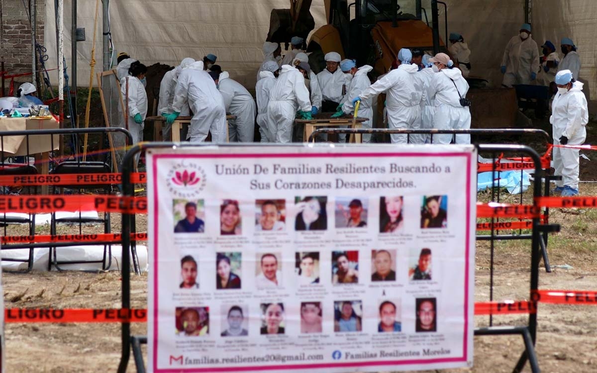 CNB toma de muestras genéticas para identificar cuerpos de personas desaparecidas