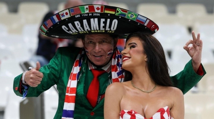 Knoll lució muy mexicana desde Qatar. Foto: Especial