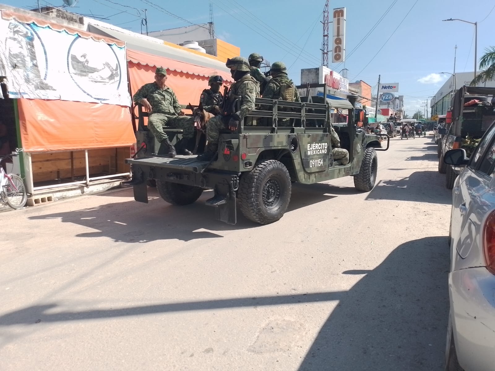 Otro operativo también se realizó en la terminal de Autobuses de Oriente (ADO)