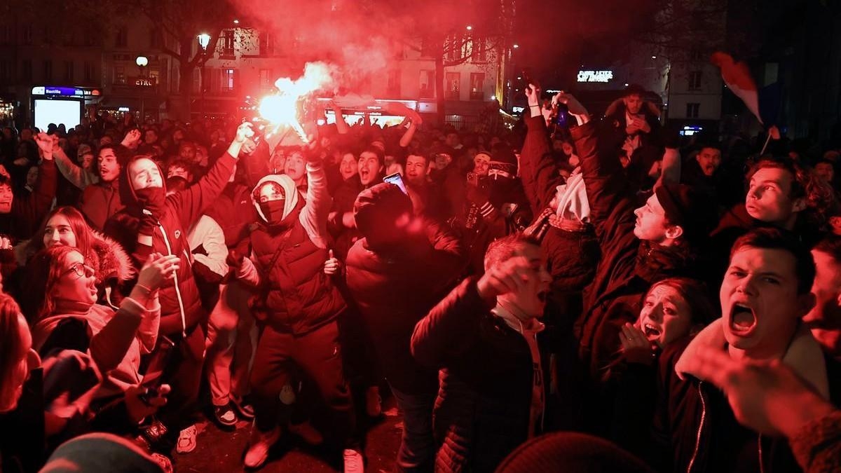 El pase de Francia a la gran final del Mundial de Qatar 2022 dio lugar a incidentes en algunas ciudades este jueves