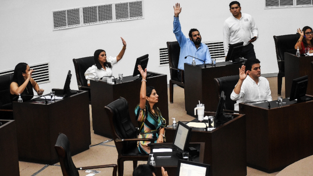 Los legisladores morenistas se dividieron a la hora de la votación del dictamen
