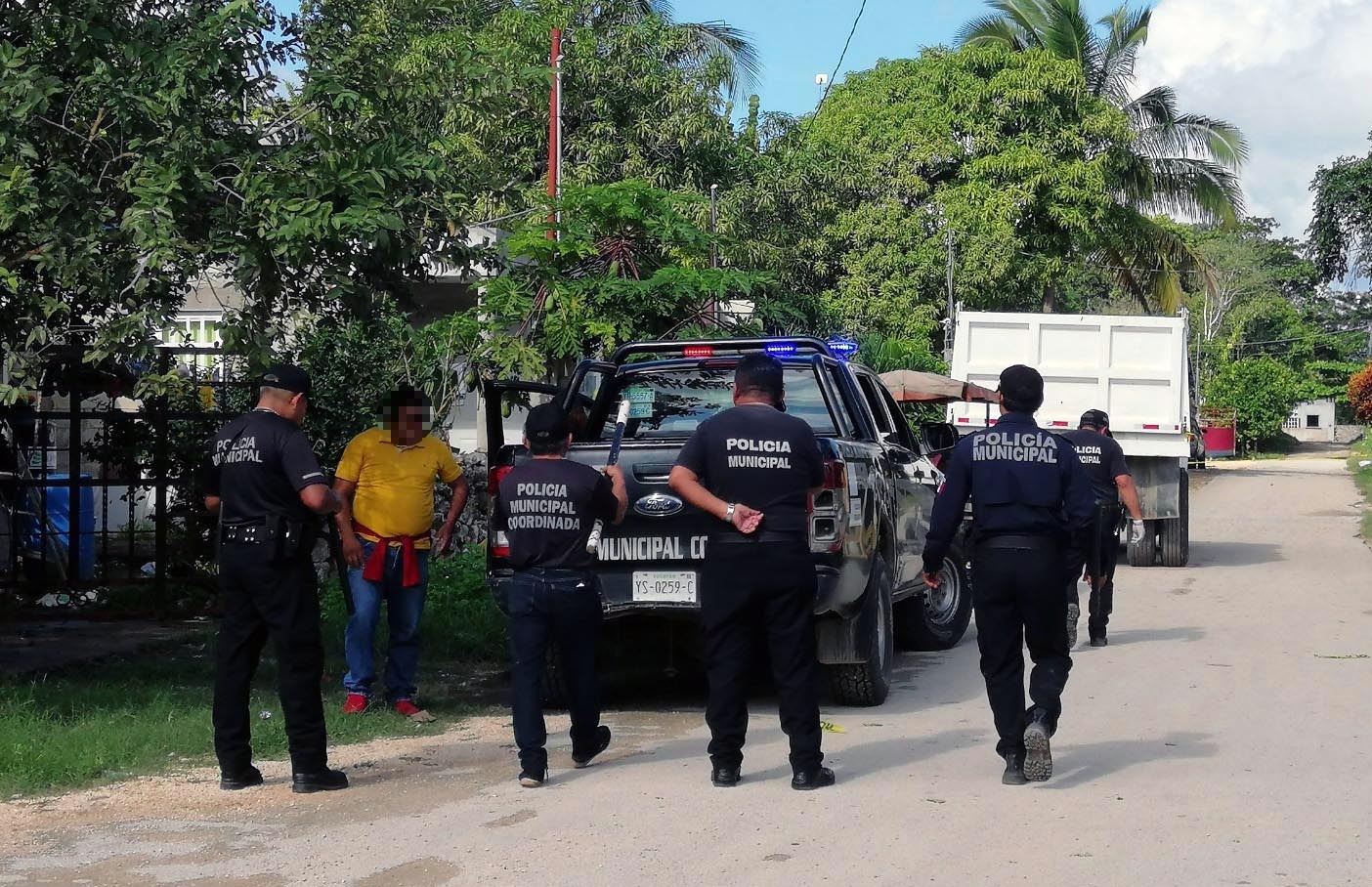 El hombre fue detenido por policías de Seyé