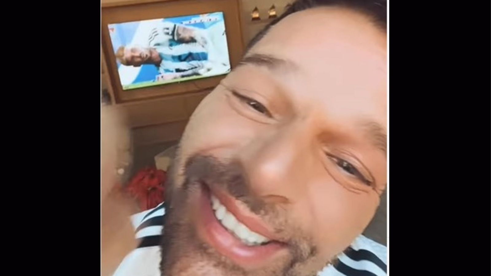El cantante se dijo feliz con el campeonato de la albiceleste El cantante se dijo feliz con el campeonato de la albiceleste