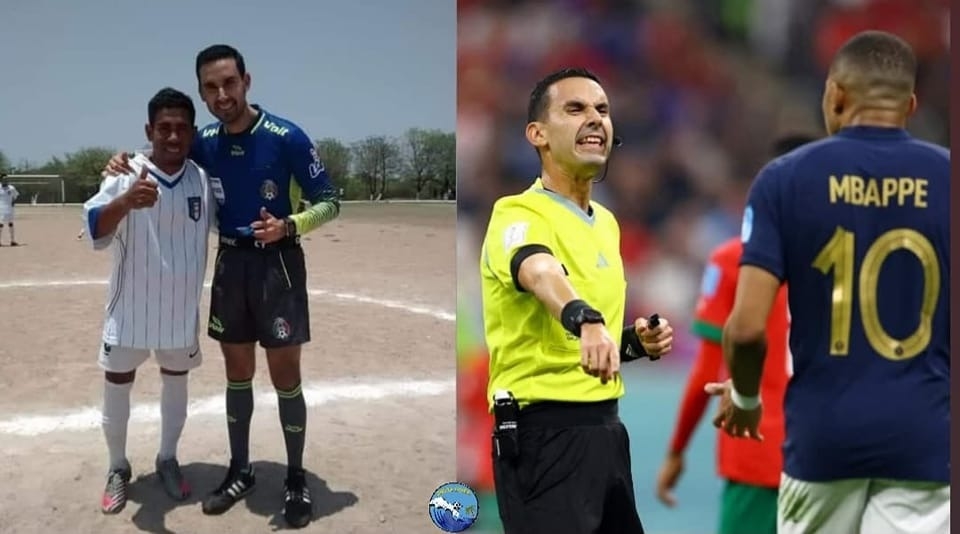 El nazareno fue el encargado de arbitrar el Francia vs Marruecos El nazareno fue el encargado de arbitrar el Francia vs Marruecos