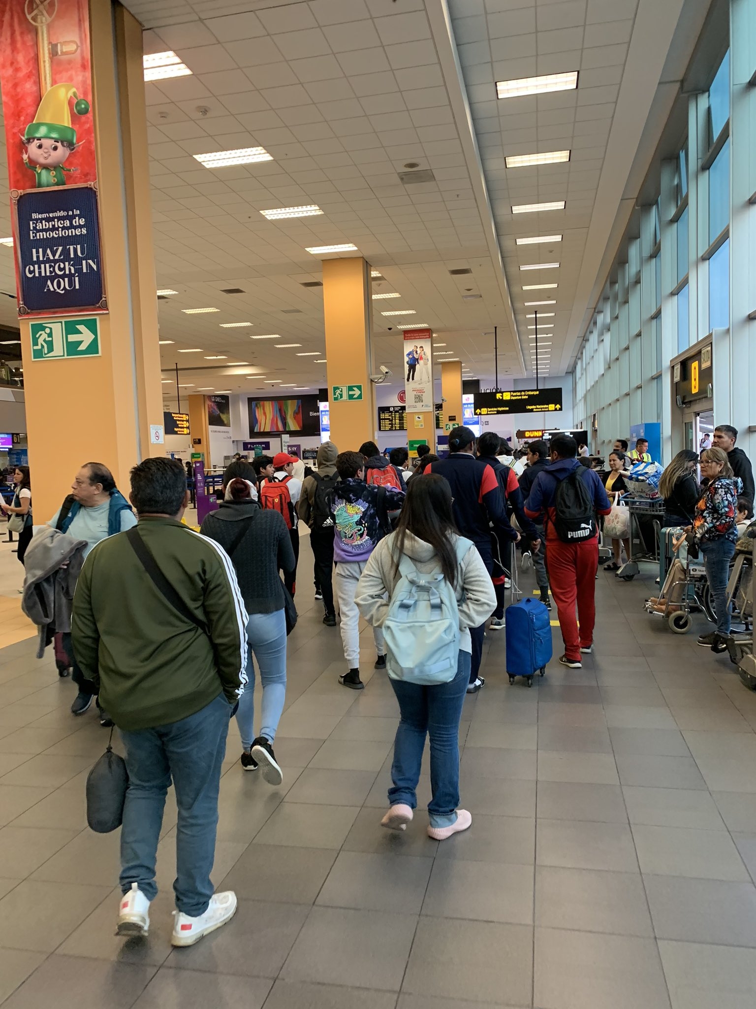 Los futbolistas llegaron a Perú para participar en un torneo del que resultaron subcampeones