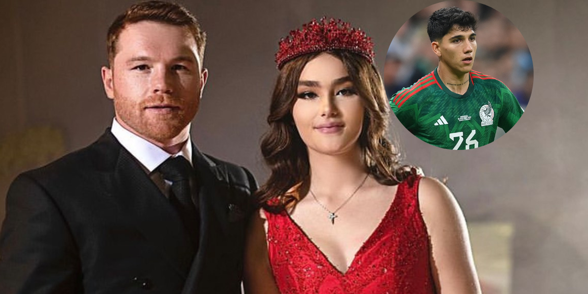 La quinceañera quedó flechada por el guapo futbolista. Foto:Especial
