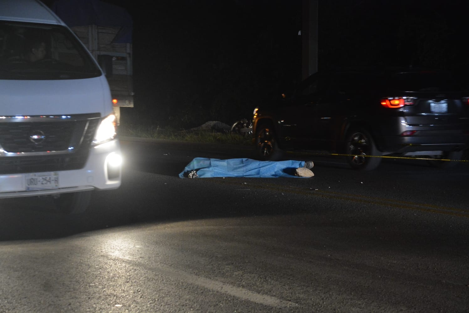 Muere obrero en accidente automovilístico sobre la autopista Cancún-Mérida