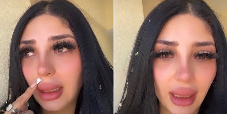 La también influencer se dijo triste al no entender el motivo