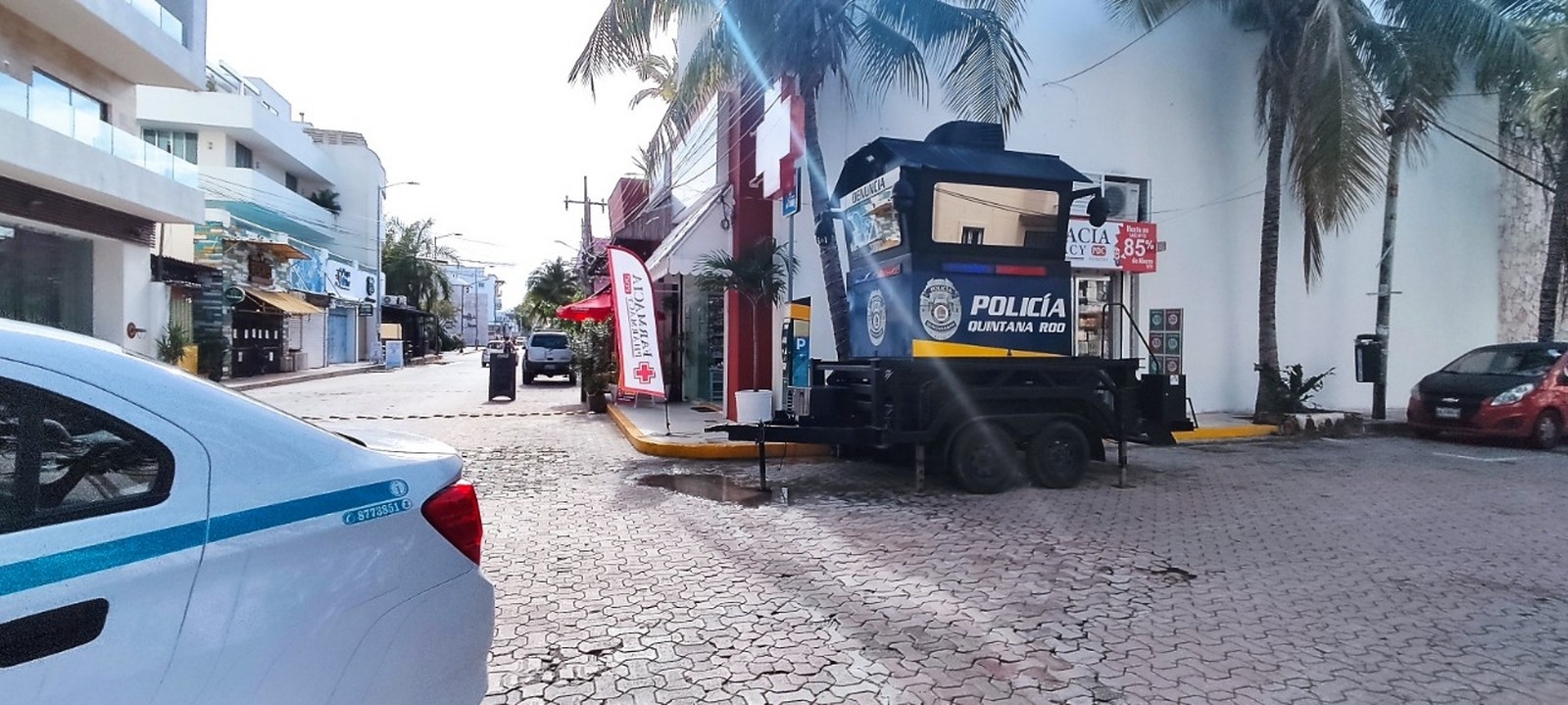 Instalaron casetas especiales, una en la Primera avenida y la otra en la calle Primera con 12 Instalaron casetas especiales, una en la Primera avenida y la otra en la calle Primera con 12