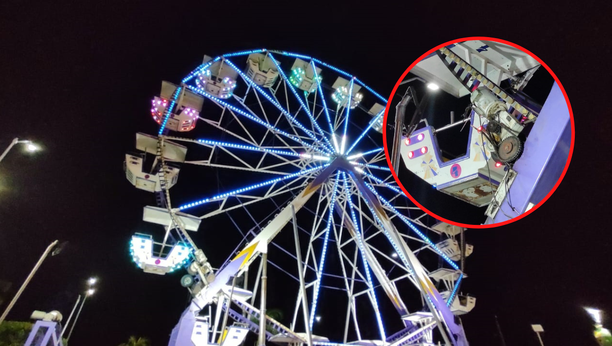 El incidente fue provocado por la falla de uno de los rotores del juego mecánico