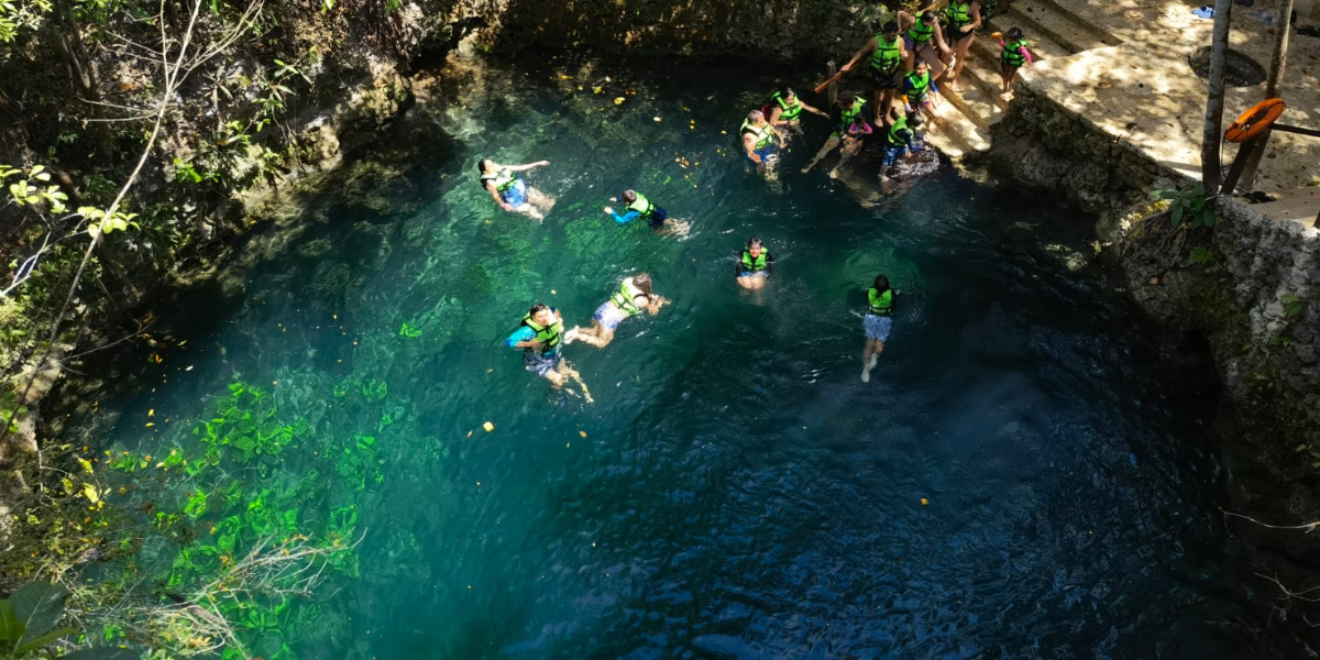 Cenote Zapote, un parque lleno de historia prehispánica. Foto: especial