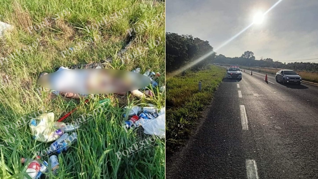 Hallan a una persona muerta a un costado de la vía Chetumal-Bacalar