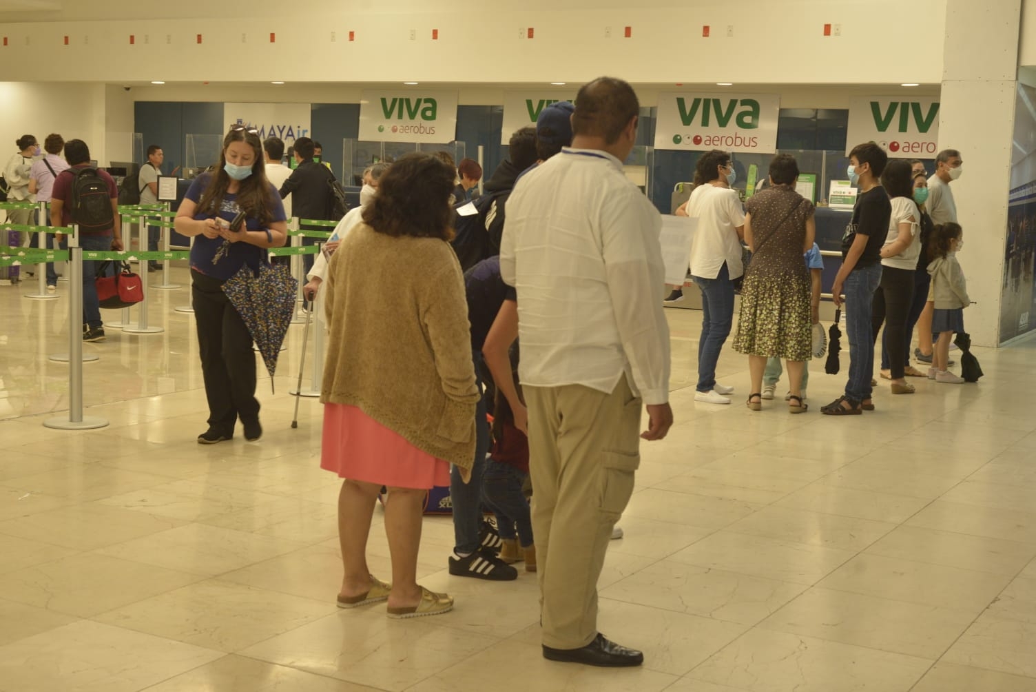 Este viernes solo se reportó un retraso en los vuelos en el aeropuerto de Mérida