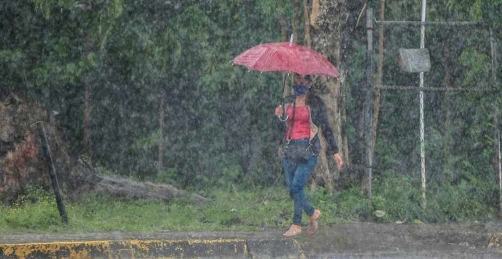 Las lluvias pueden venir acompañadas de granizo y descargas eléctricas