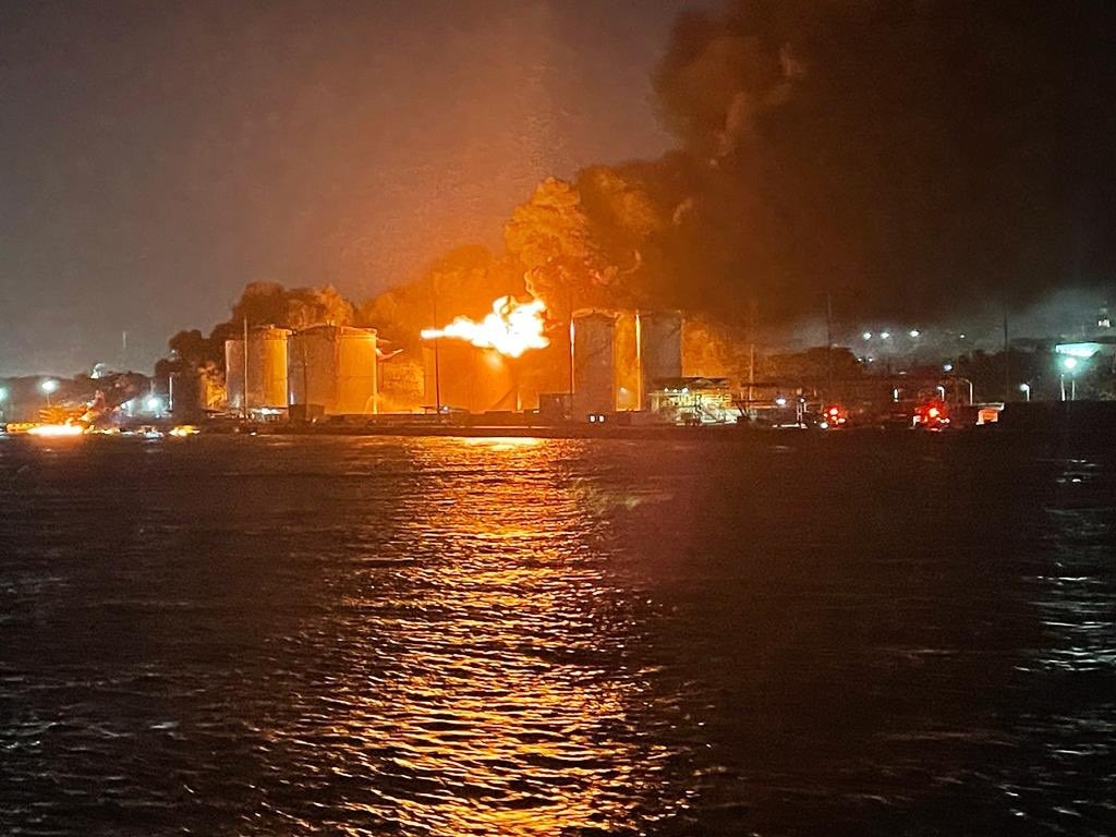 El incendio de un tanque de combustible se registró en Barranquilla El incendio de un tanque de combustible se registró en Barranquilla