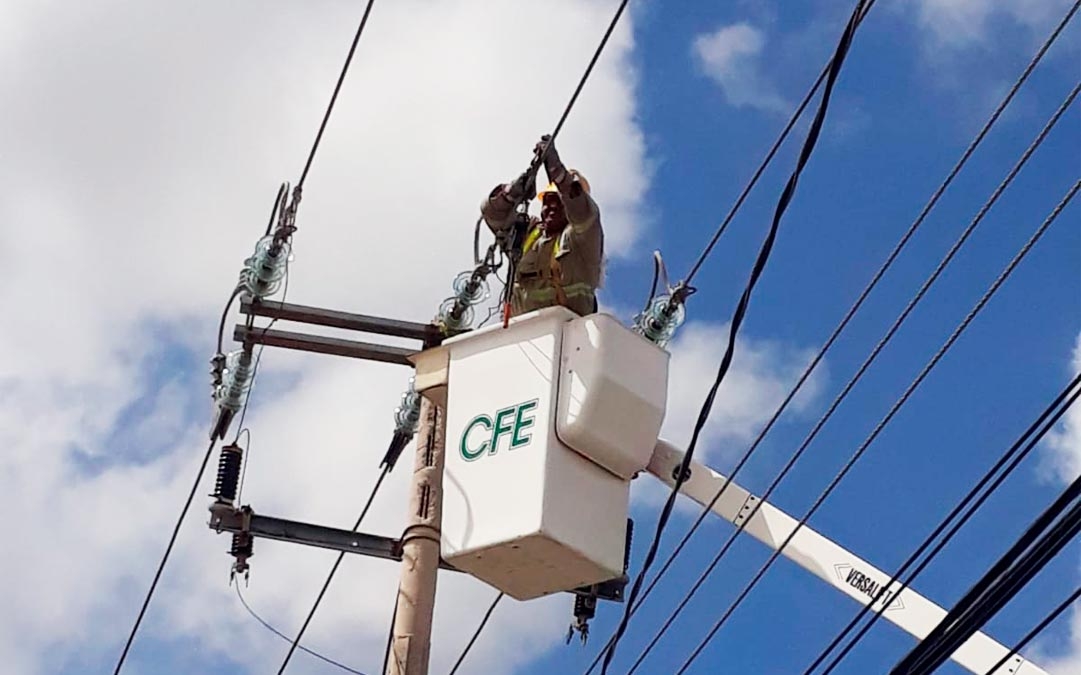 Son cinco los cortes programados por la CFE para este miércoles 28 de diciembre