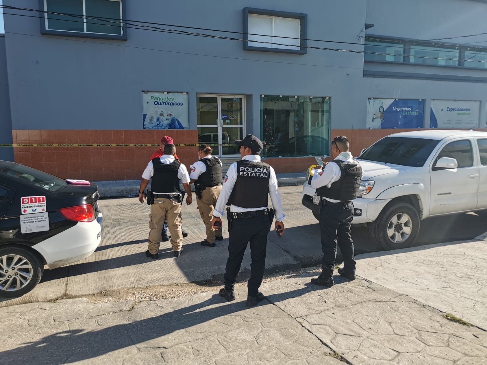 Autoridades acordonaron el área sin detener a los responsables Autoridades acordonaron el área sin detener a los responsables
