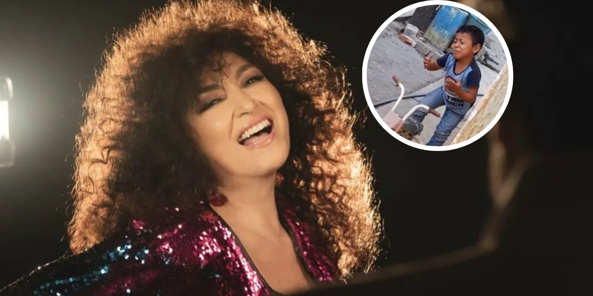 El momento se viralizó y llego a Amanda Miguel. Foto: Especial