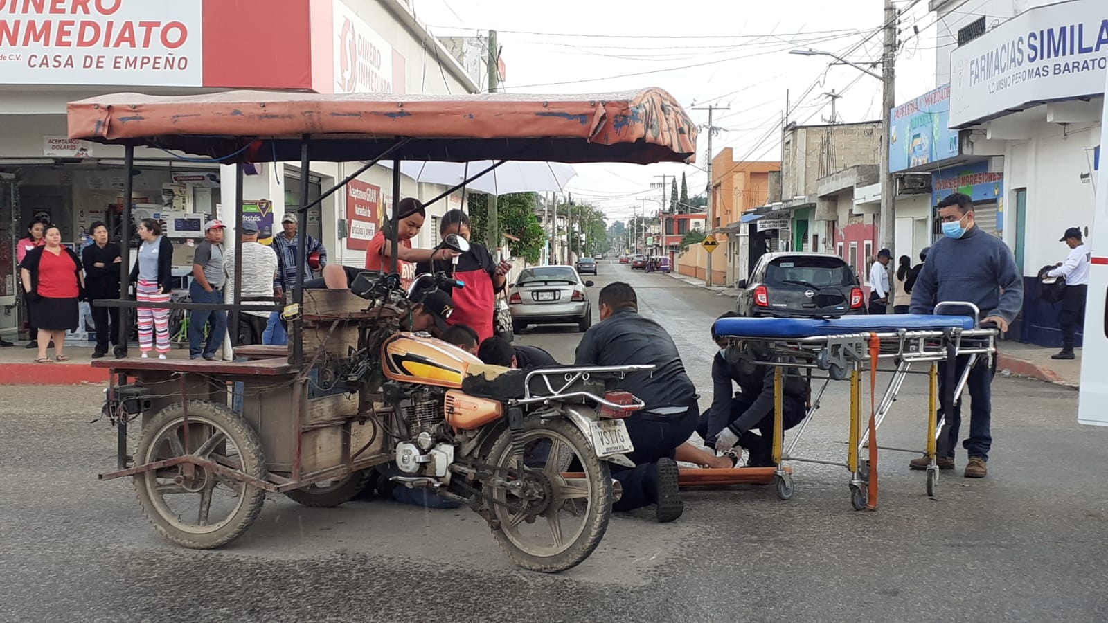La mujer requirió ser trasladada al Hospital Integral La mujer requirió ser trasladada al Hospital Integral