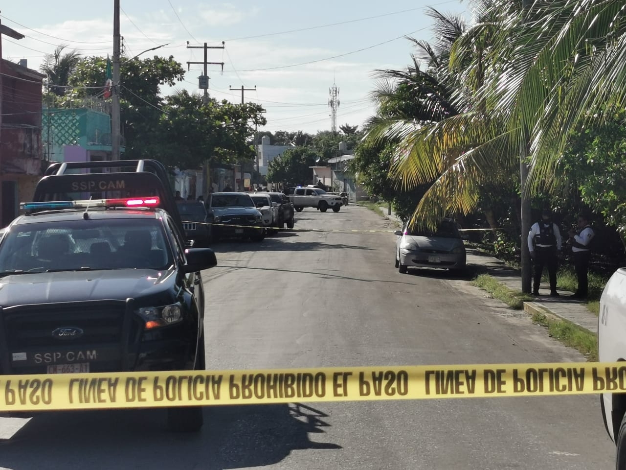 El cateo ocurrió alrededor de las 18:30 horas, en un inmueble ubicado de la colonia primero de mayo