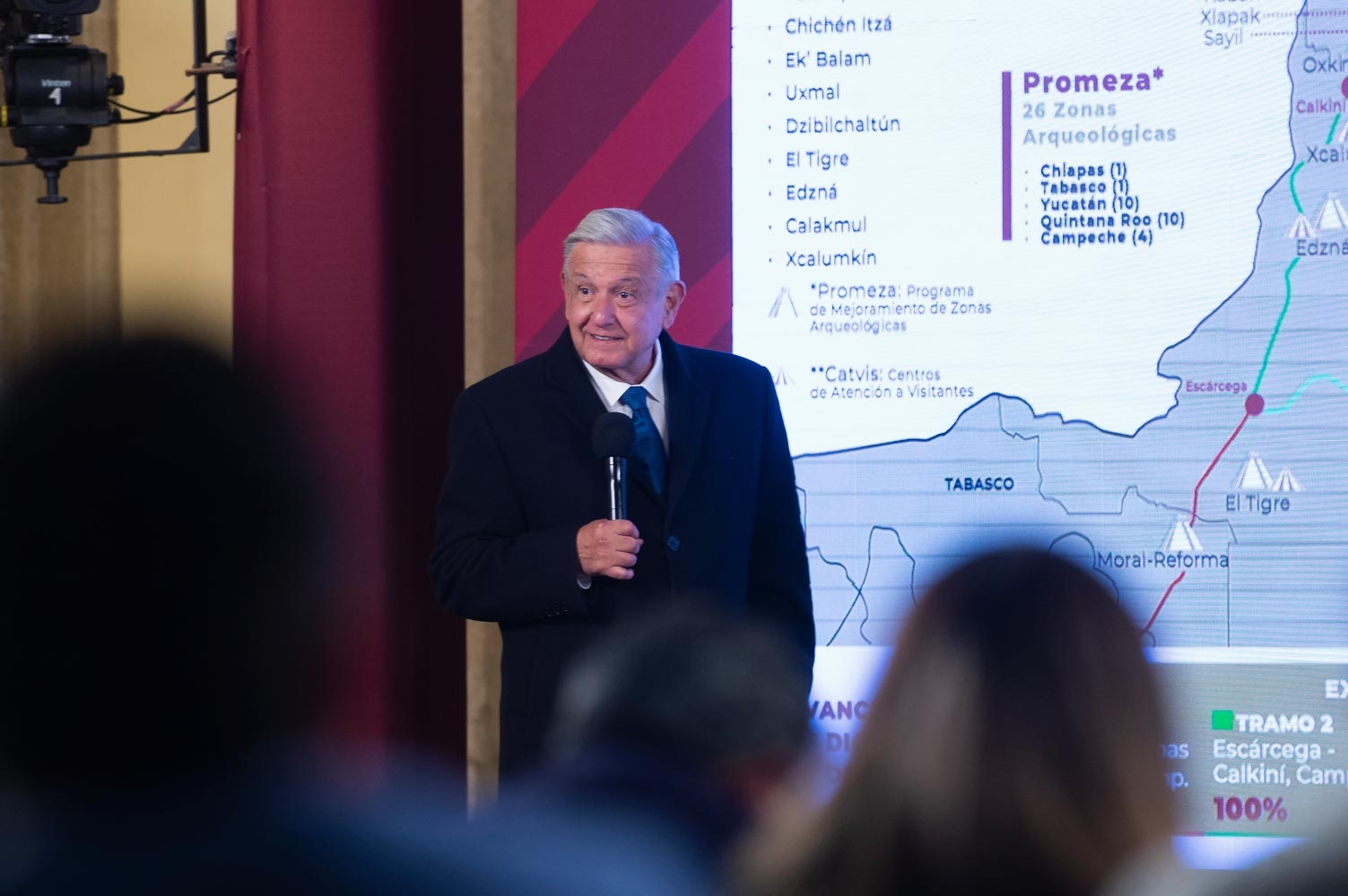 La Península contará con una vía sencilla, pero de alta calidad, afirma AMLO La Península contará con una vía sencilla, pero de alta calidad, afirma AMLO
