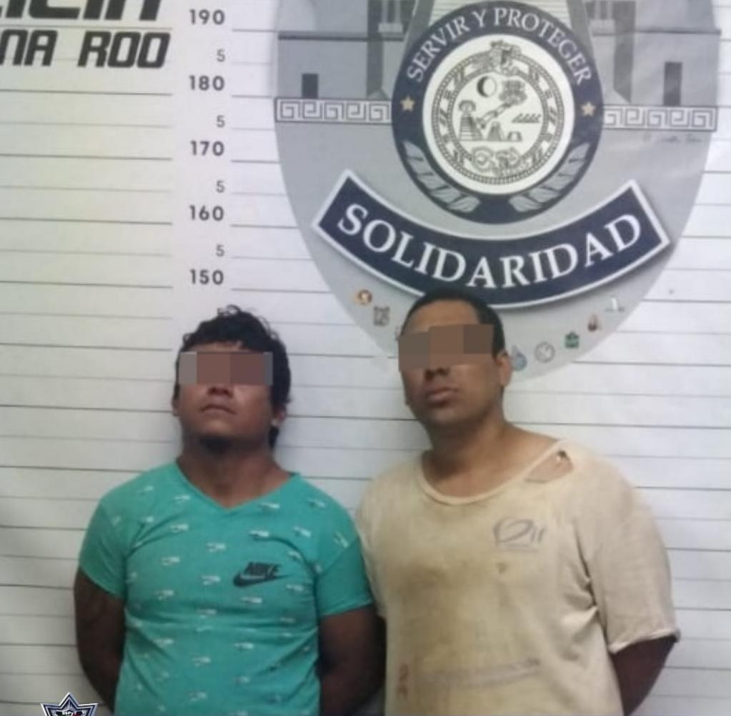 Los detenidos fueron identificados como José "N" y Vítor "N"