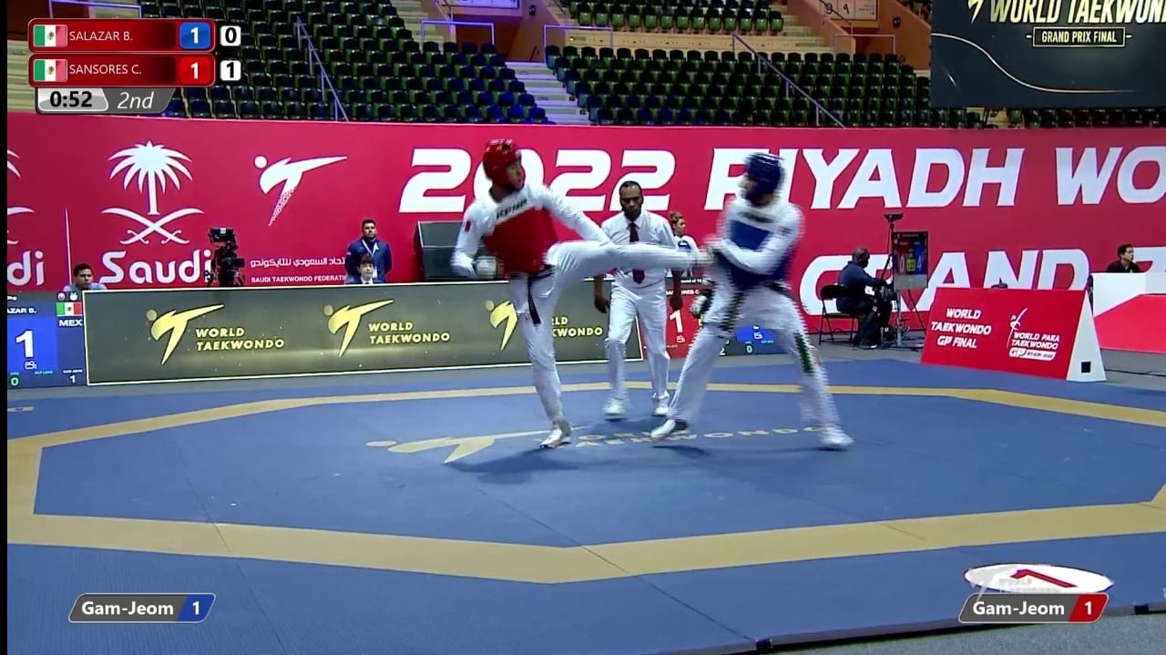 El taekwondoín caribeño venció por marcador de 2-0 al kazajo, Smaiyl Duisebay,