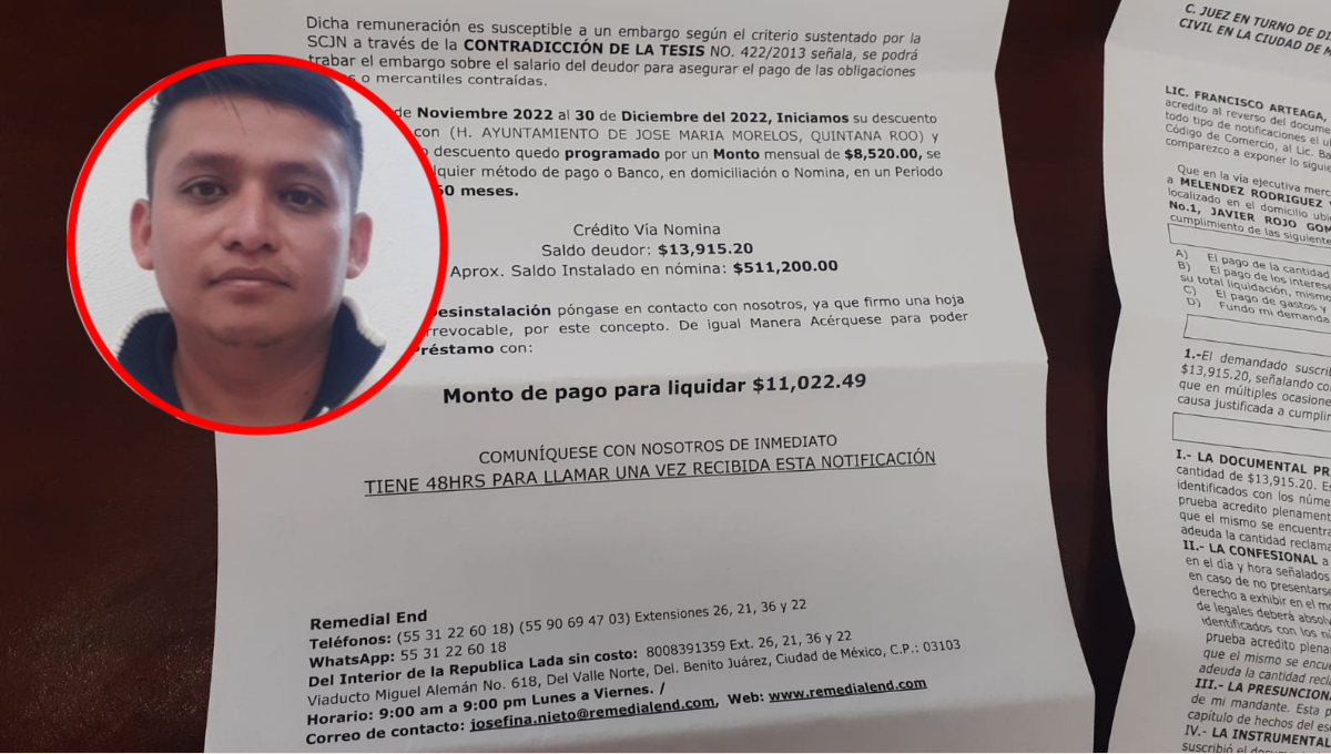 El Juez Edgar Guillermo Gamboa alerta a los habitantes de José María Morelos El Juez Edgar Guillermo Gamboa alerta a los habitantes de José María Morelos