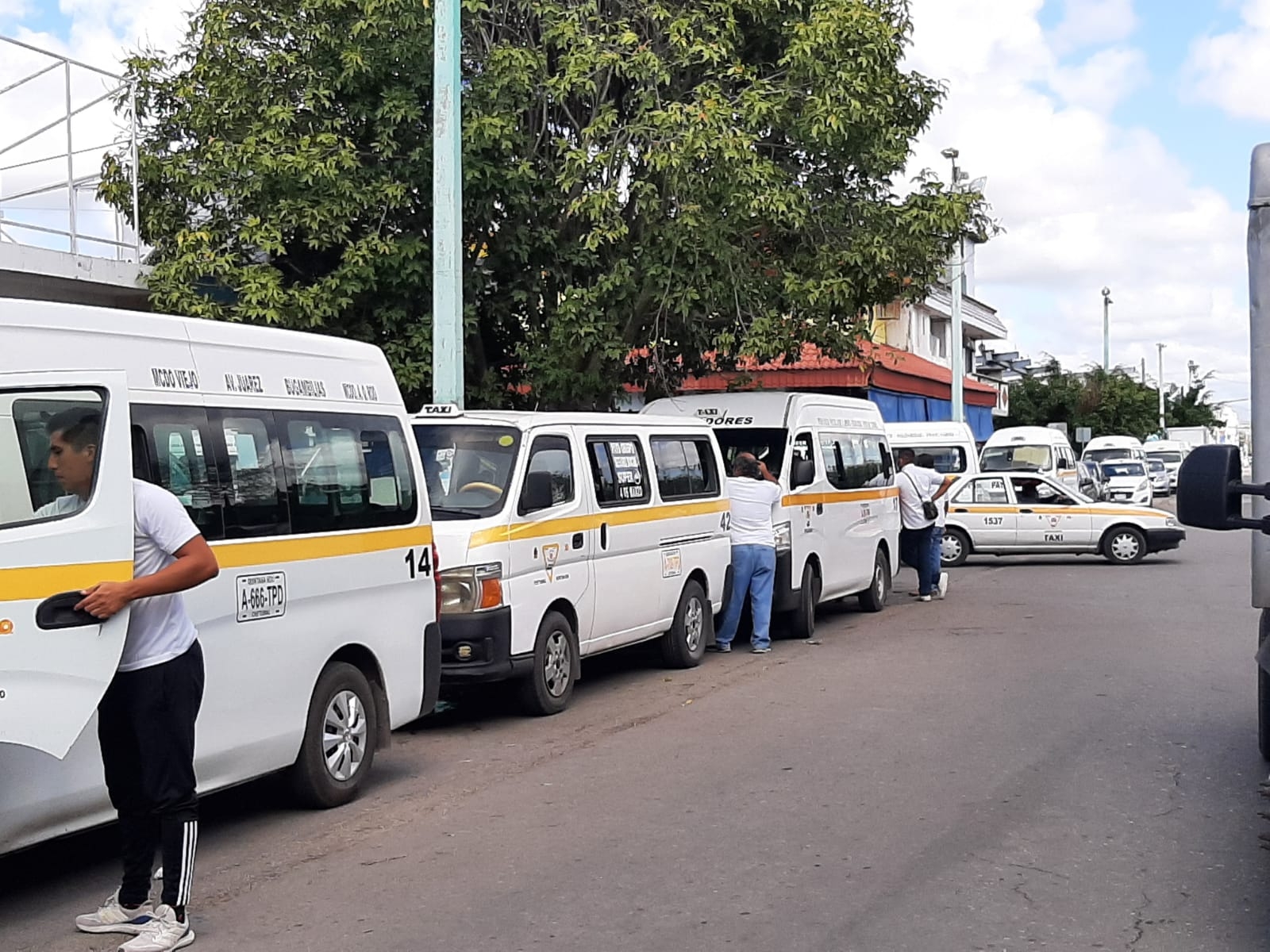 Choferes de transporte público de Chetumal paran labores; presionan para aumento de tarifas