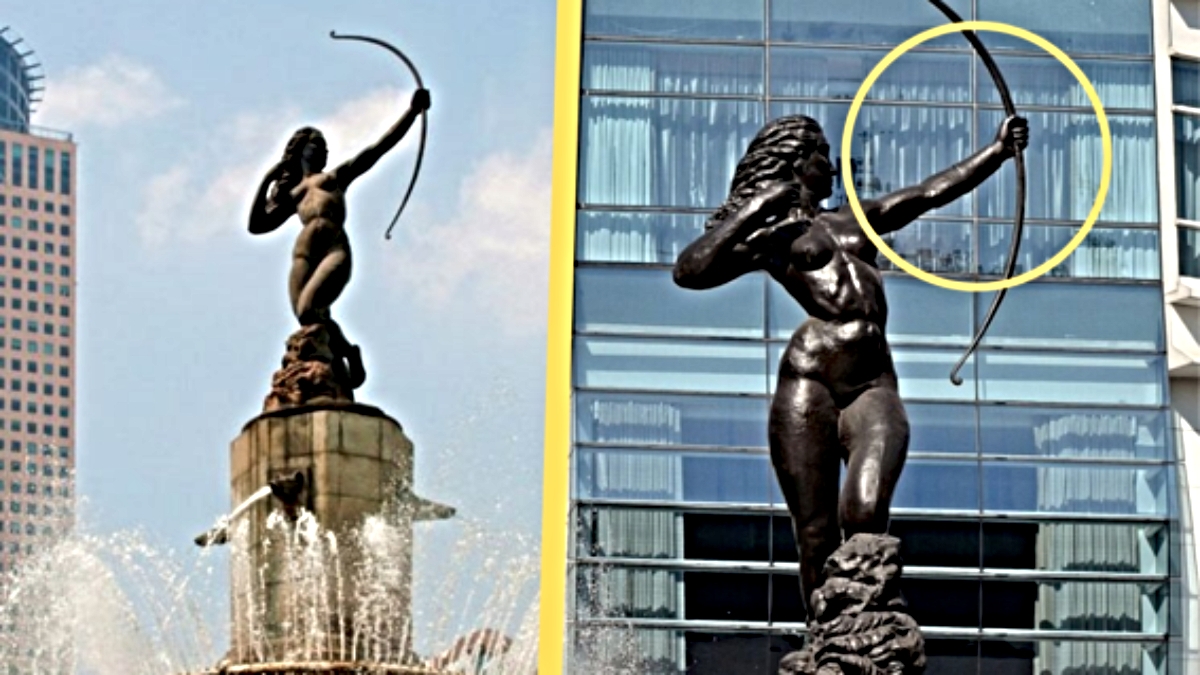 Helvia Martínez Verdayes murió este sábado 12 de febrero a los 100 años de edad, alcanzó reconocimiento debido a que fue la modelo para la escultura La Diana Cazadora. Foto: Especial