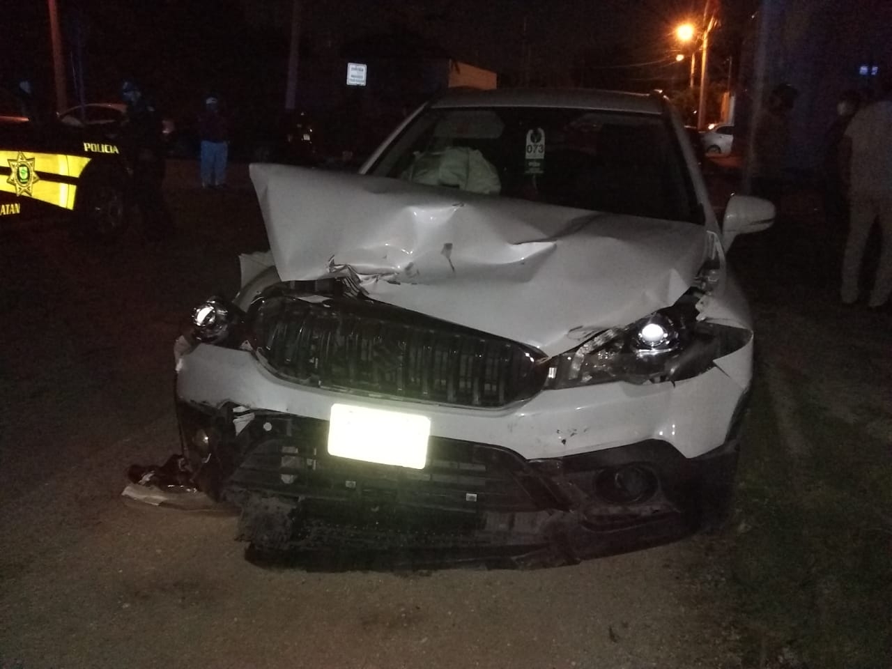 La camioneta terminó con varios daños La camioneta terminó con varios daños