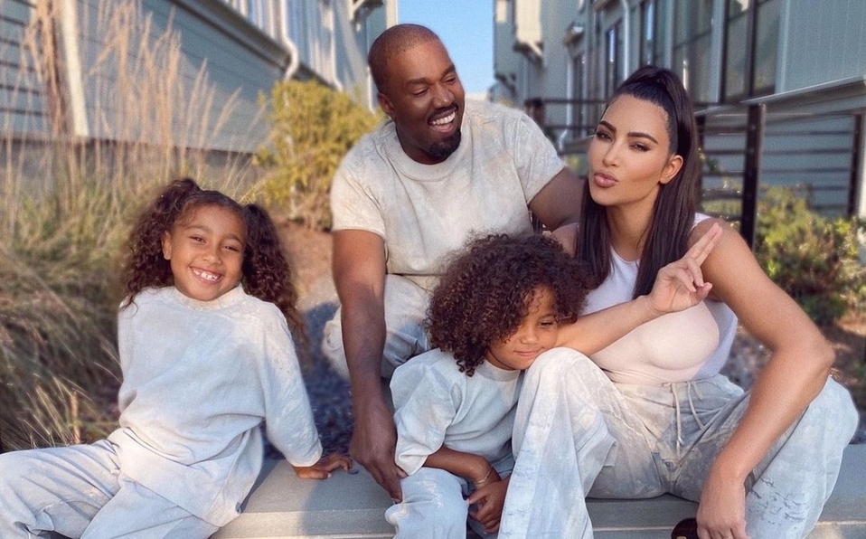 Kim y West tuvieron cuatro hijos. Foto: Instagram