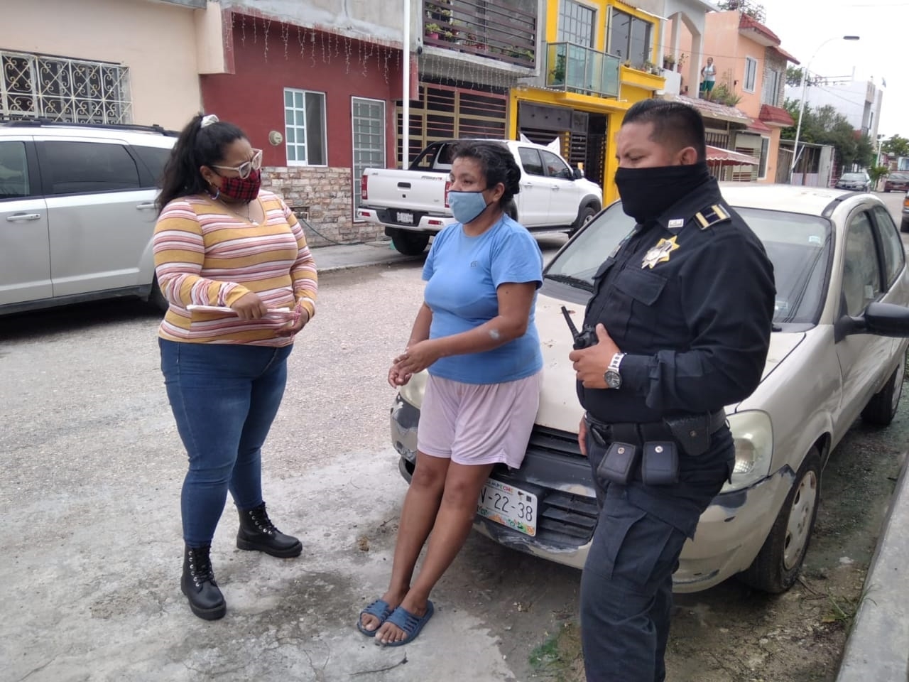 Agentes policiacos llevaron a la mujer a denunciar el hecho al Centro de Justicia para la Mujer