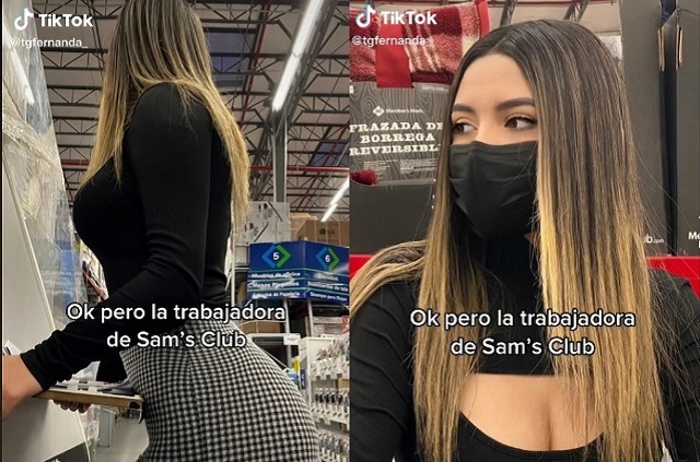 Una trabajadora de Sam´s conquistó TikTok Una trabajadora de Sam´s conquistó TikTok