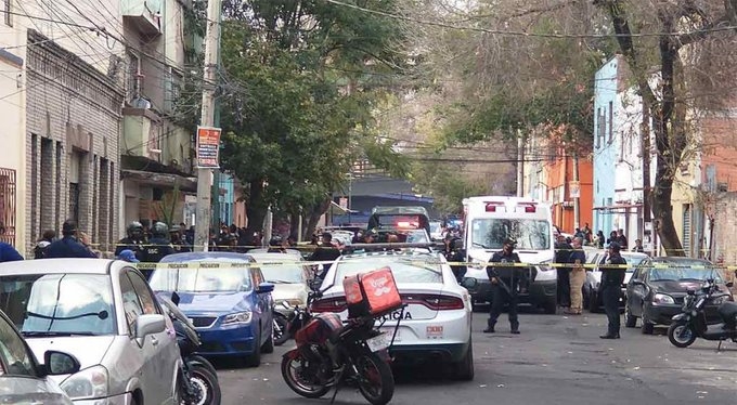 Al arribaron distintos elementos de seguridad, tras reportarse la balacera. Foto: Especial