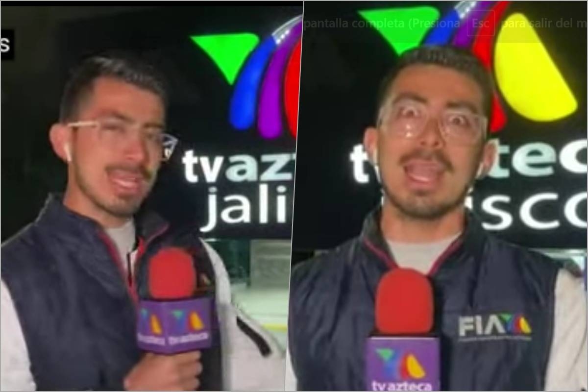 Un joven reportero de TV Azteca parece querer hacerle competencia a mi Pedrito Sola Un joven reportero de TV Azteca parece querer hacerle competencia a mi Pedrito Sola