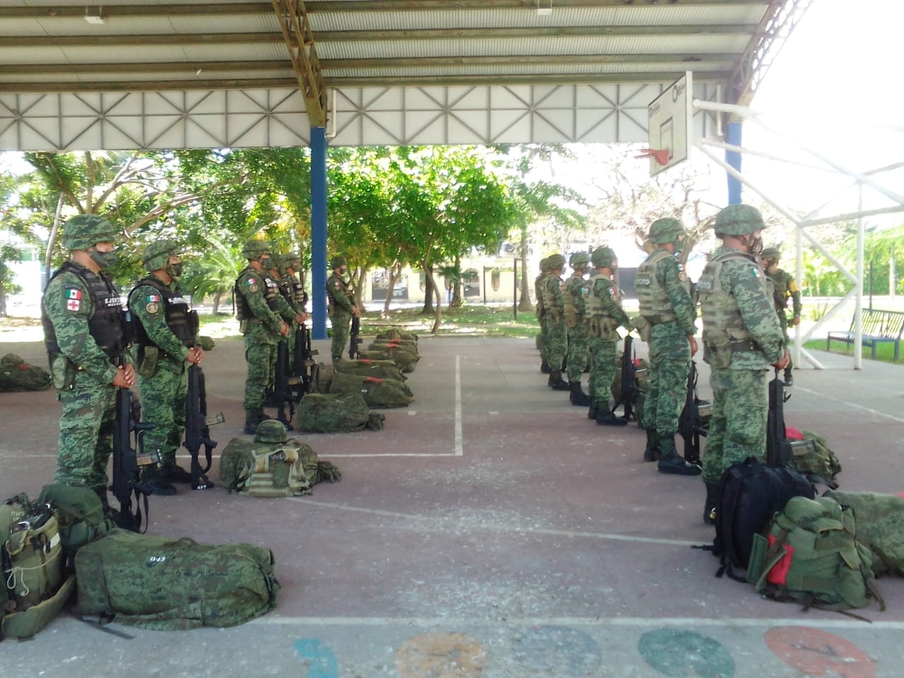 Los elementos de la Sedena participarán en las labores de seguridad en Playa del Carmen