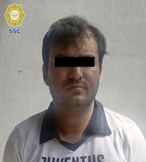 La detención ocurrió en la alcaldía Venustiano Carranza en donde el sujeto se encontraba abordo de un vehículo color gris