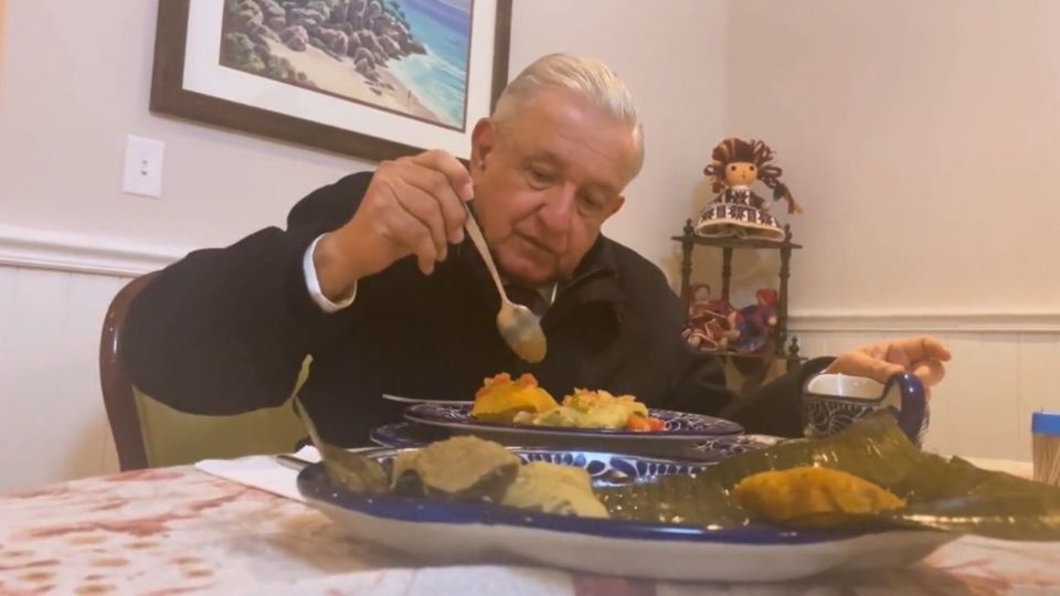El presidente de México compartió el momento con un video en redes sociales