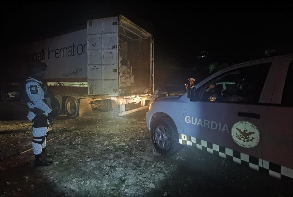 La Guardia Nacional detuvo un cargamento hace pocos días