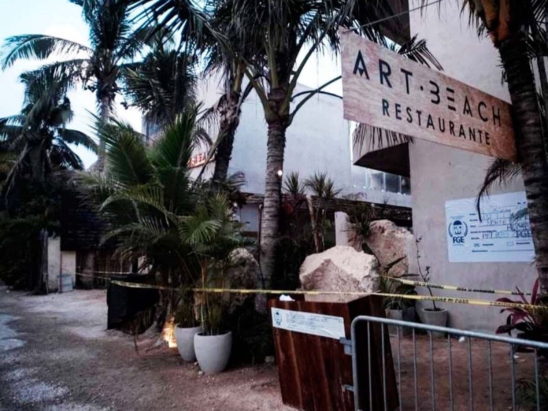 Los hechos ocurrieron la noche del sábado alrededor de las 21:00 horas, cuando personas arribaron al establecimiento Art Beach