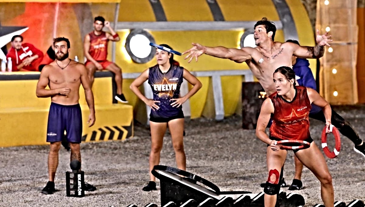 El equipo rojo y el azul deberán armar sus estrategias para llevarse la batalla colosal. Foto: Twitter @@ExatlonMx El equipo rojo y el azul deberán armar sus estrategias para llevarse la batalla colosal. Foto: Twitter @@ExatlonMx