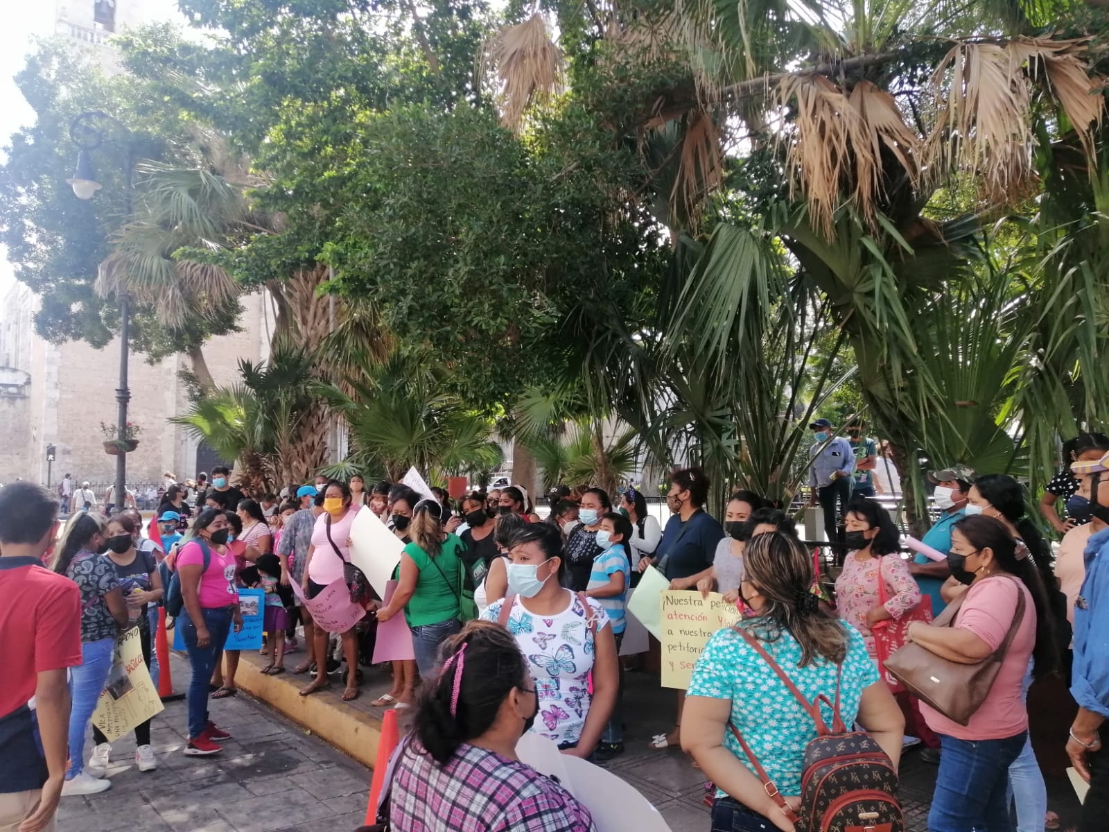 Más de 100 personas se aglomeraron en el centro de Mérida Más de 100 personas se aglomeraron en el centro de Mérida