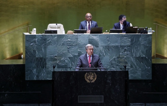 La participación de Guterres fue poco inusual y preoscupante. Foto: EFE