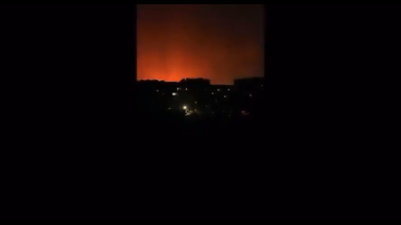 El bombardeo dio inicio hace unos momentos