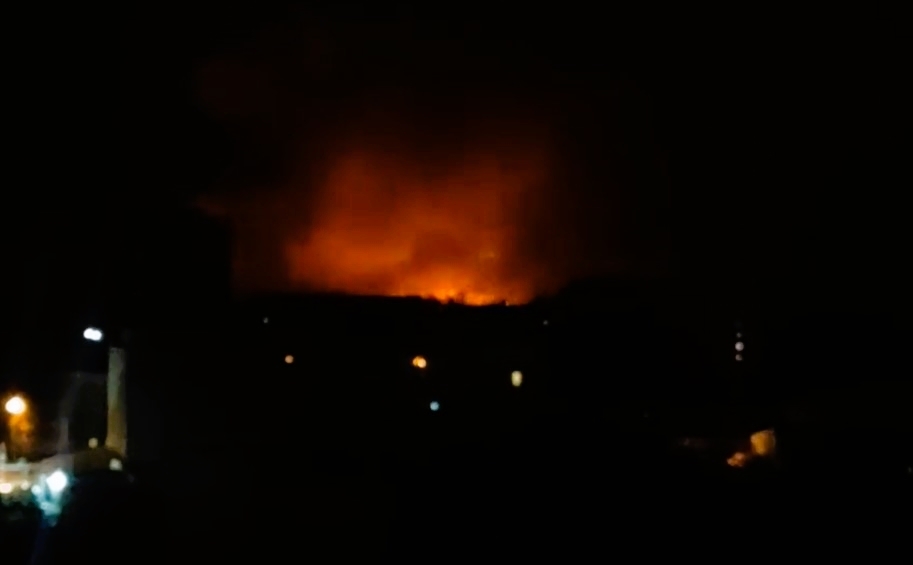 Medios locales reportan ataques en Kiev. Foto: Captura de pantalla

