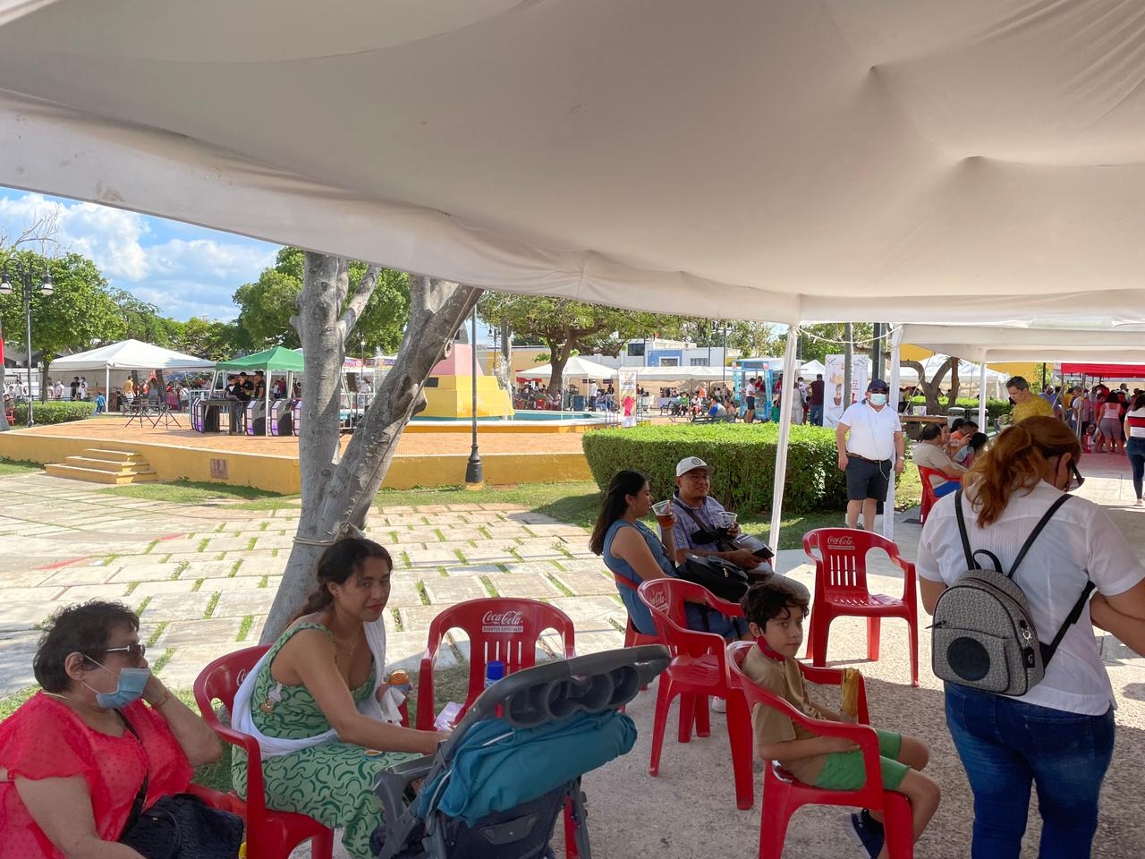 El evento se realiza en el parque de Santa Anna El evento se realiza en el parque de Santa Anna